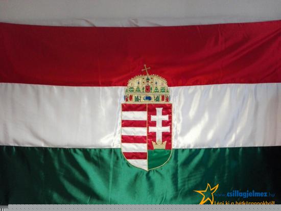 Magyarország koronás nemzeti lobogó